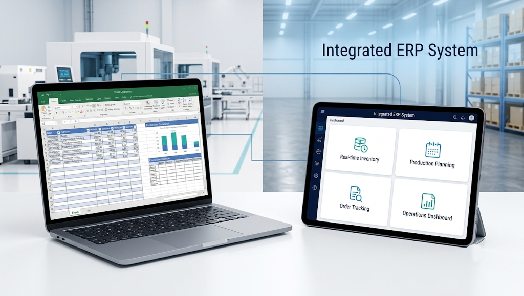 Excell vs ERP