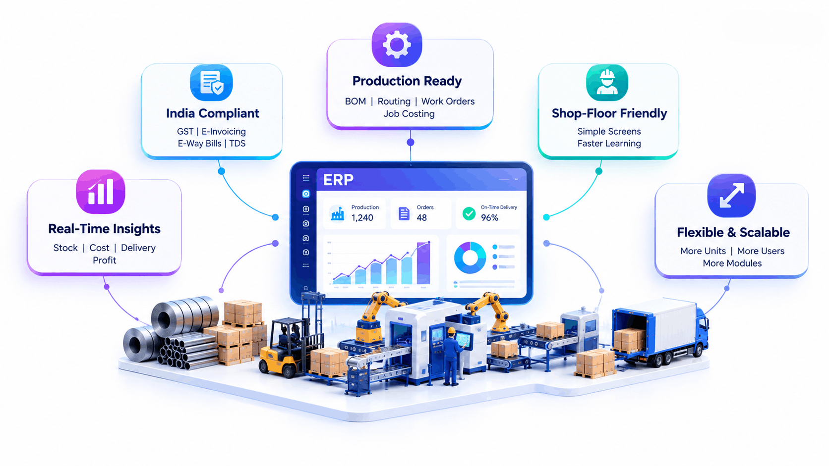 Top Best ERP Software for Manufacturing in Bangalore 