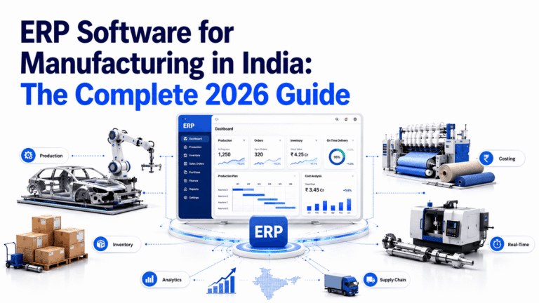 ERP Software for Manufacturing in India | Complete 2026 Guide