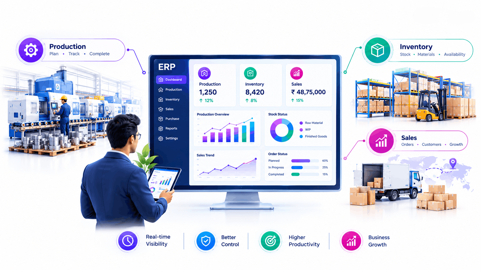 ERP Software for Manufacturing in Coimbatore