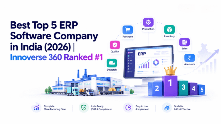 Top 5 ERP Software Company in India (2026) | Innoverse 360 Ranked #1